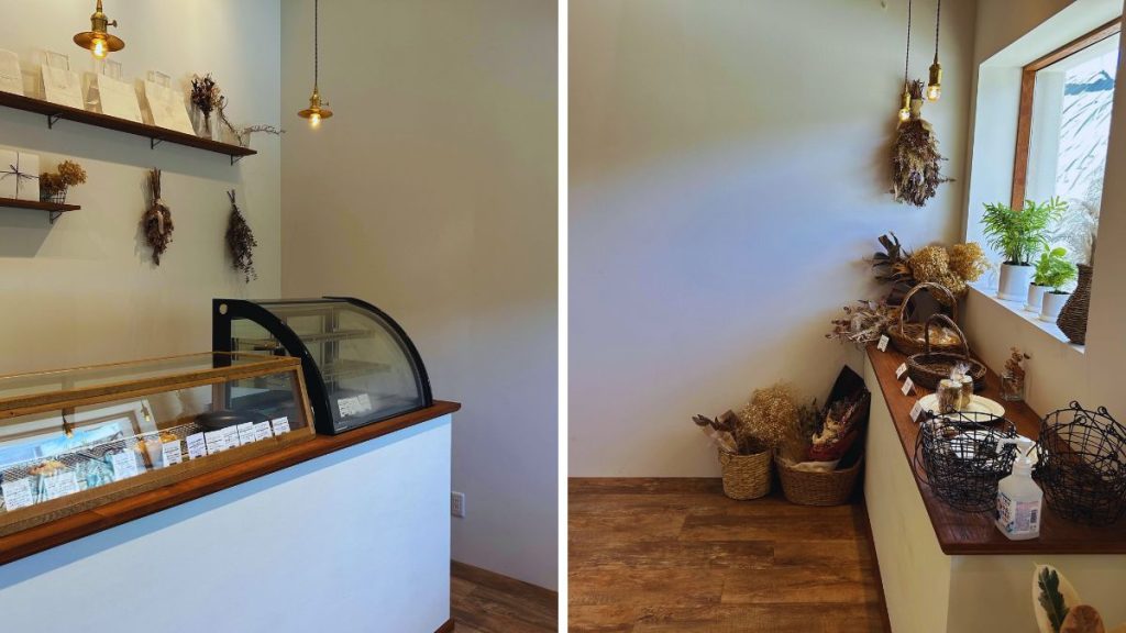 熊本のグルテンフリーマフィン屋さんの店内